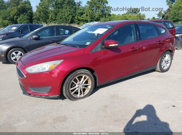 1FADP3K23GL236248 2016 FORD FOCUS Red Przód lewy