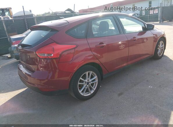 1FADP3K23GL236248 2016 FORD FOCUS Red Tył prawy