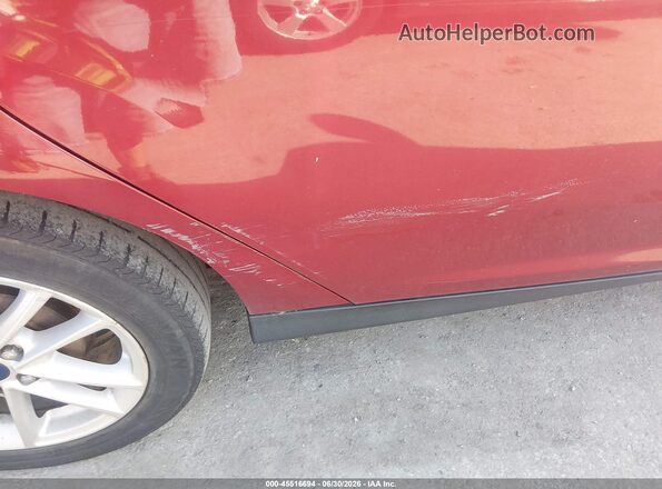 1FADP3K23GL236248 2016 FORD FOCUS Red Widok wnętrza 360 stopni