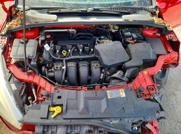 1FADP3K23GL276698 2016 FORD FOCUS Red 