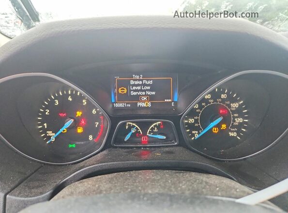 1FADP3K23GL312115 2016 FORD FOCUS Red Widok zestawu wskaźników