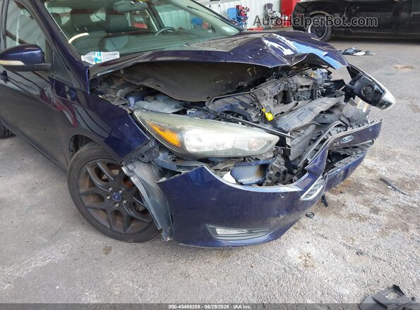 1FADP3K23GL321817 2016 FORD FOCUS Blue Rear interior view