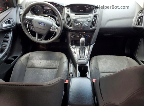 1FADP3K23HL282230 2017 FORD FOCUS Red Dashboard view