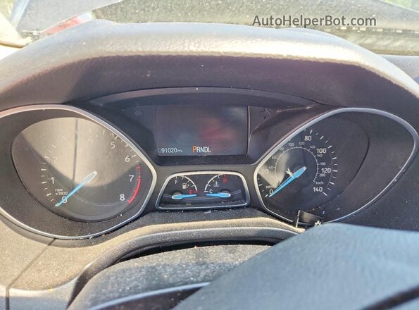 1FADP3K23JL245975 2018 FORD FOCUS Серый Вид щитка приборов