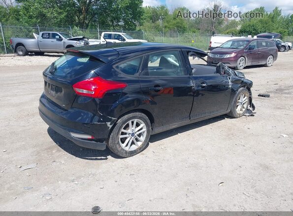 1FADP3K23JL260329 2018 FORD FOCUS Черный Задняя правая четверть