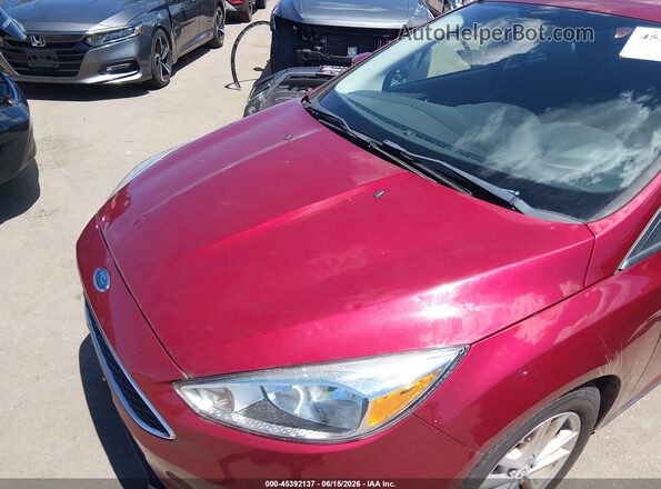 1FADP3K24GL213366 2016 FORD FOCUS Red წინა ხედი