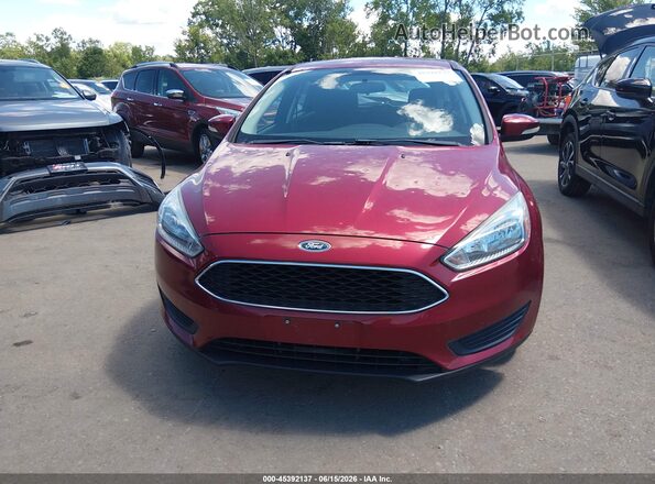 1FADP3K24GL213366 2016 FORD FOCUS Red ხელსაწყოთა პანელის ხედი