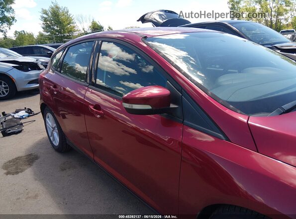 1FADP3K24GL213366 2016 FORD FOCUS Red უკანა სალონის ხედი