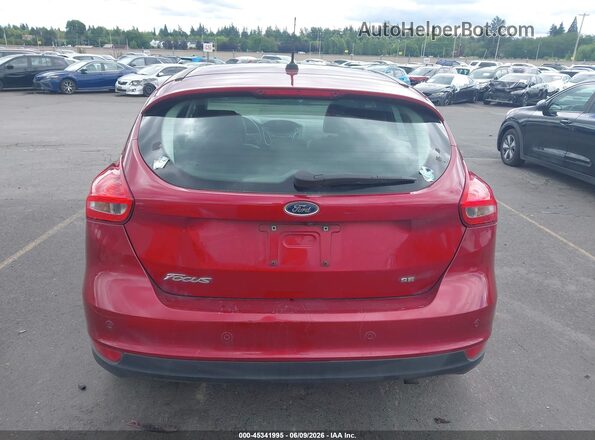 1FADP3K24GL247310 2016 FORD FOCUS Red 