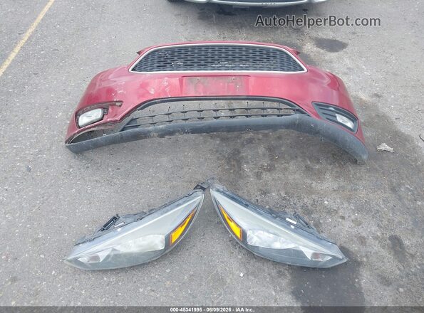 1FADP3K24GL247310 2016 FORD FOCUS Red ხელსაწყოთა პანელის ხედი
