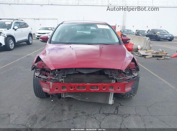 1FADP3K24GL247310 2016 FORD FOCUS Red უკანა სალონის ხედი