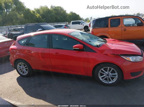 1FADP3K24GL373554 2016 FORD FOCUS Red Widok wnętrza z tyłu