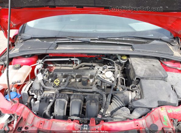 1FADP3K24GL378592 2016 FORD FOCUS Red Вид ззаду