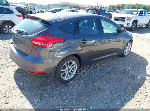 1FADP3K24HL275593 2017 FORD FOCUS Gray Rear right