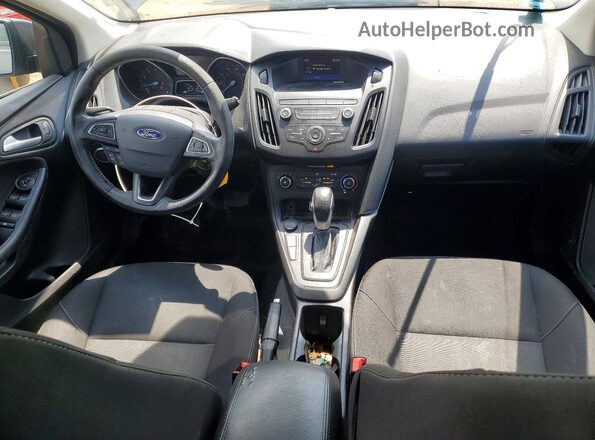 1FADP3K24JL203038 2018 FORD FOCUS Gray Вид панелі приладів