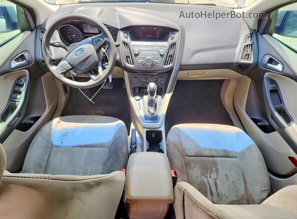 1FADP3K24JL326788 2018 FORD FOCUS Silver Вид панелі приладів
