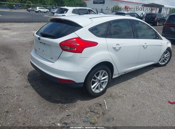 1FADP3K24JL332381 2018 FORD FOCUS White Rear right