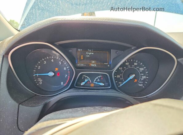 1FADP3K25GL253861 2016 FORD FOCUS Blue ხელსაწყოთა პანელის ხედი