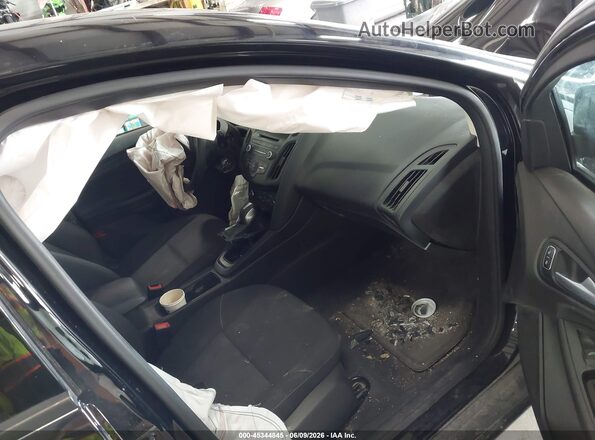 1FADP3K25GL281305 2016 FORD FOCUS Black წინა სალონის ხედი