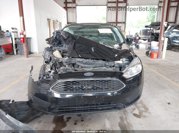 1FADP3K25GL281305 2016 FORD FOCUS Black ხელსაწყოთა პანელის ხედი
