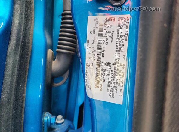 1FADP3K25GL315176 2016 FORD FOCUS Blue 