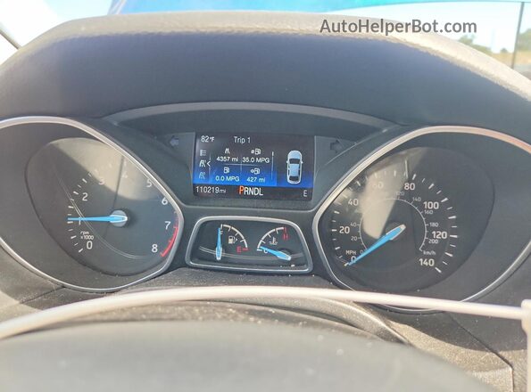 1FADP3K25GL315176 2016 FORD FOCUS Blue 