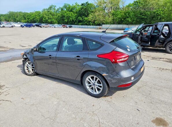 1FADP3K25HL267129 2017 FORD FOCUS Серый Задняя левая четверть
