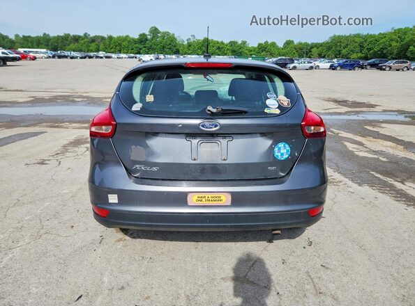 1FADP3K25HL267129 2017 FORD FOCUS Серый Вид сзади