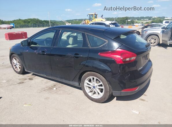 1FADP3K25JL242169 2018 FORD FOCUS Black Tył lewy