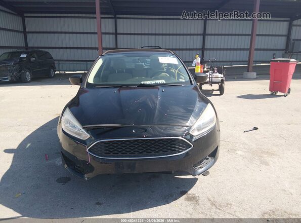 1FADP3K25JL242169 2018 FORD FOCUS Black Widok zestawu wskaźników
