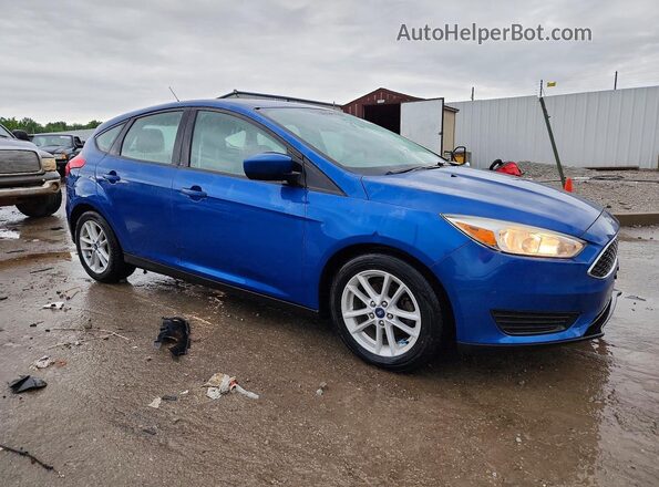 1FADP3K25JL272286 2018 FORD FOCUS Blue Delantero derecho