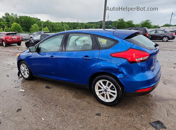 1FADP3K25JL272286 2018 FORD FOCUS Blue Trasero izquierdo