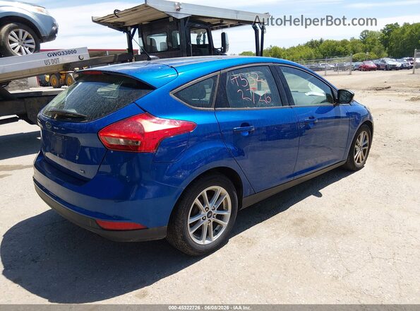 1FADP3K25JL318327 2018 FORD FOCUS Blue 