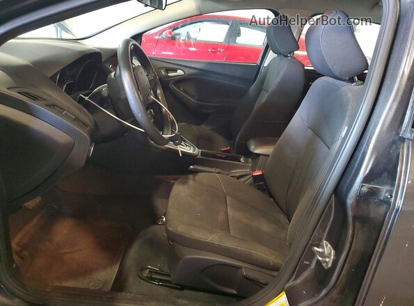1FADP3K26HL213242 2017 FORD FOCUS Black Widok wnętrza z przodu
