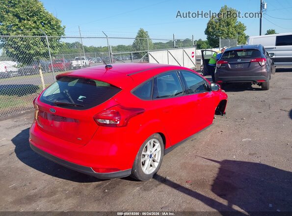 1FADP3K26HL306004 2017 FORD FOCUS Red Trasero derecho