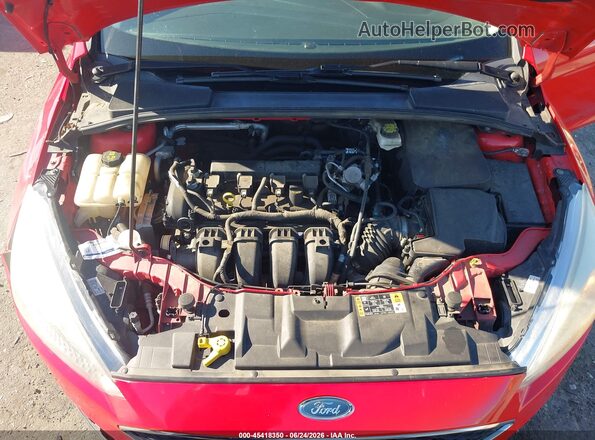 1FADP3K26HL306004 2017 FORD FOCUS Red Vista trasera