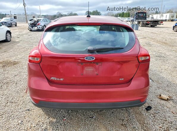 1FADP3K26HL332540 2017 FORD FOCUS Red უკანა ხედი
