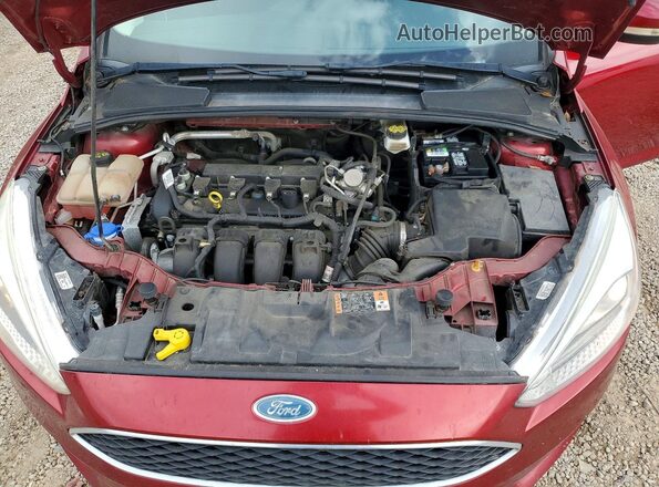 1FADP3K26HL332540 2017 FORD FOCUS Red უკანა სალონის ხედი