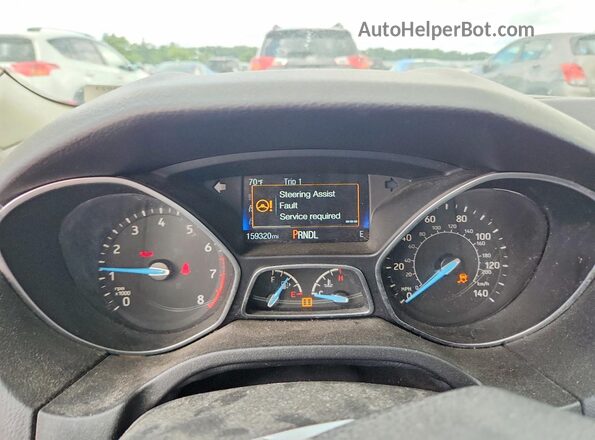 1FADP3K26JL280509 2018 FORD FOCUS White Vista del cuadro de instrumentos
