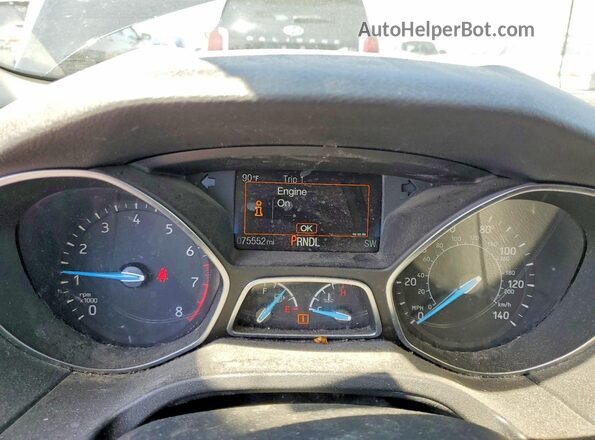 1FADP3K26JL330468 2018 FORD FOCUS Black Սարքավորումների վահանակի տեսք