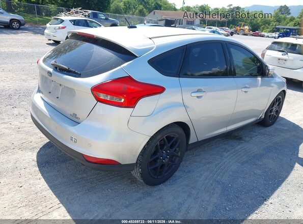 1FADP3K27GL225852 2016 FORD FOCUS Silver Задня права чверть