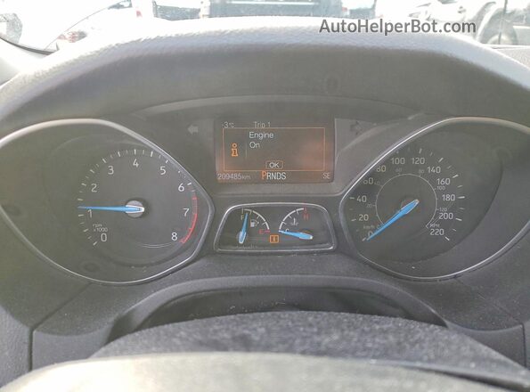 1FADP3K27GL299952 2016 FORD FOCUS Silver Widok zestawu wskaźników
