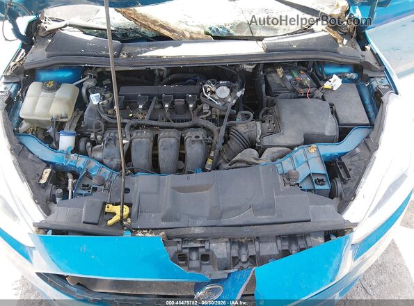 1FADP3K27GL360572 2016 FORD FOCUS Blue Rear view