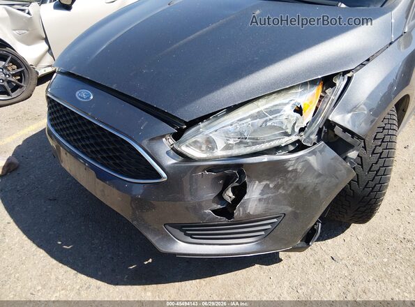 1FADP3K27HL210821 2017 FORD FOCUS Gray Front view