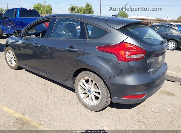 1FADP3K27HL210821 2017 FORD FOCUS Gray Rear left
