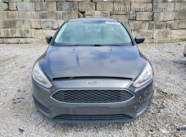 1FADP3K27JL252279 2018 FORD FOCUS Gray წინა ხედი