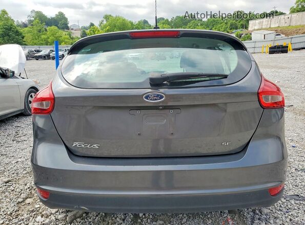1FADP3K27JL252279 2018 FORD FOCUS Gray უკანა ხედი