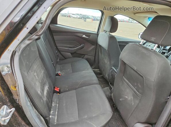 1FADP3K27JL253805 2018 FORD FOCUS Black უკანა სავარძლების ხედი