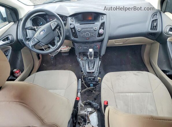 1FADP3K28GL232471 2016 FORD FOCUS White Вид панелі приладів