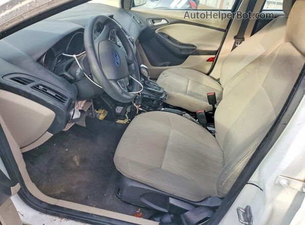 1FADP3K28GL232471 2016 FORD FOCUS White Вид салону спереду